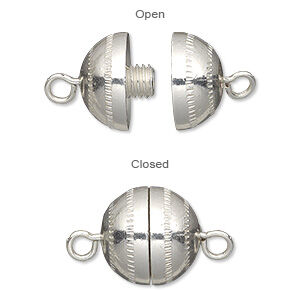 Open and closed screw clasp