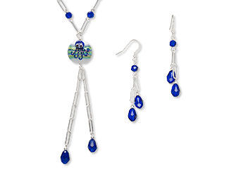 Single-Strand Necklace and Earring Set
