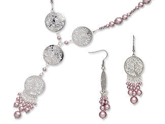 Single-Strand Necklace and Earring Set
