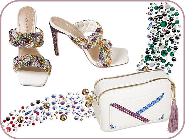 Design Ideas PA2B and PA2Y with a trail of rhinestones