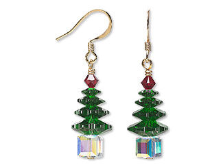 Christmas Tree Earrings