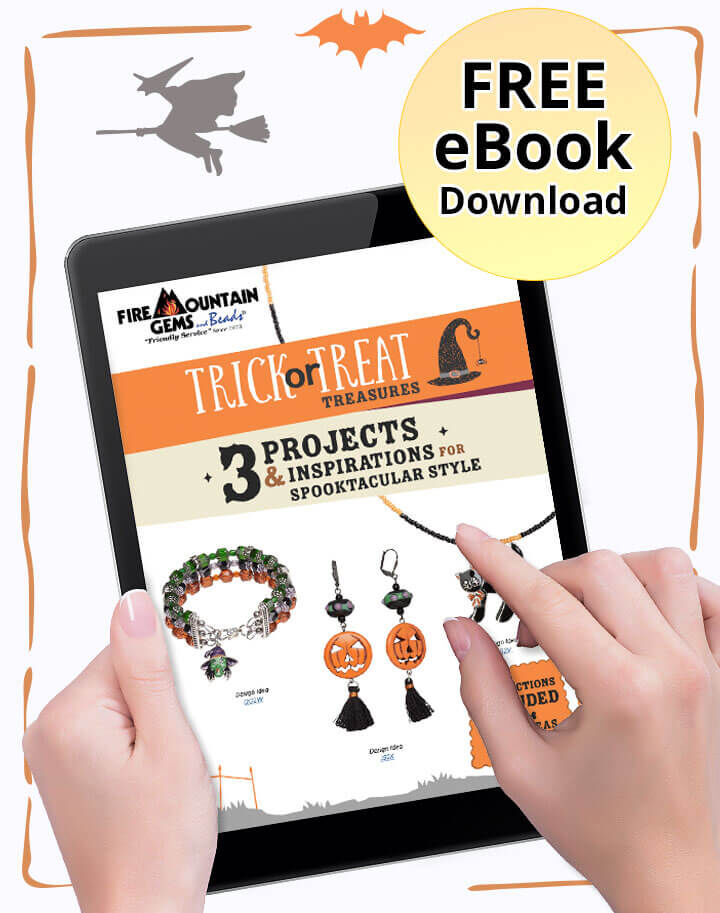 Ipad showing a Halloween ebook