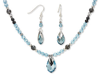Single-Strand Necklace and Earring Set
