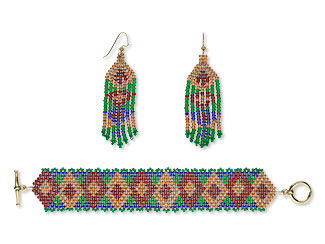 Bracelet and Earrings Set
