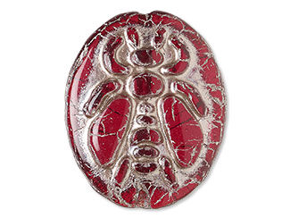 Red scarab component