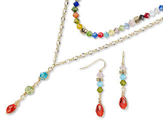 Two-Piece Necklace and Earring Set