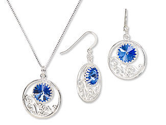 Single-Strand Necklace and Earring Set