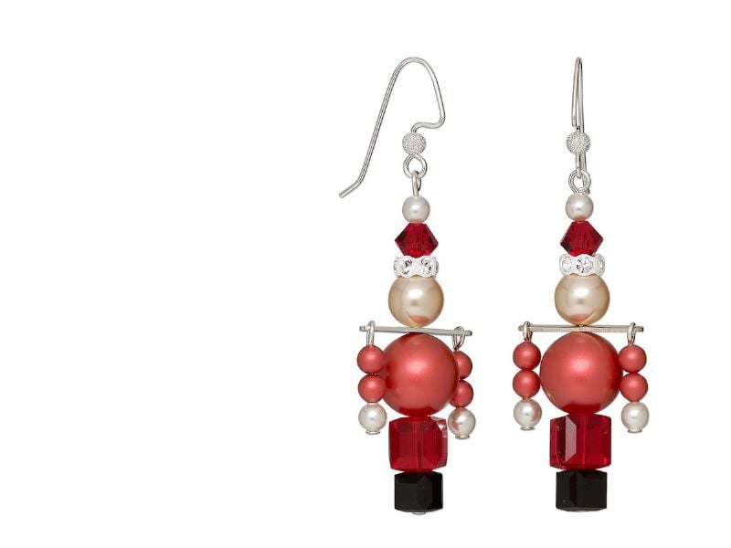 Santa's Toy Soldier Earring Design Idea