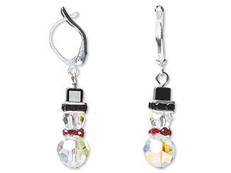 Snowman Earrings