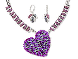 Single-Strand Necklace and Earring Set