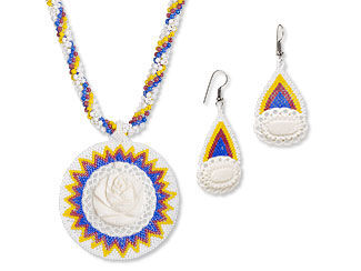 Single-Strand Necklace and Earring Set