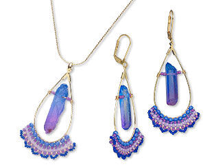 Single-Strand Necklace and Earring Set