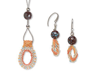 Single-Strand Necklace and Earring Set