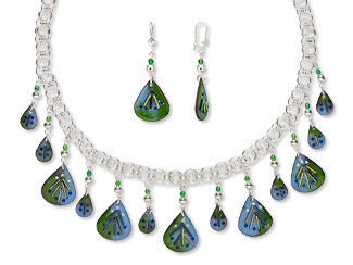 Single-Strand Necklace and Earring Set
