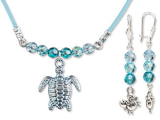 Single-Strand Necklace and Earring Set
