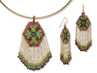 Single-Strand Necklace and Earring Set