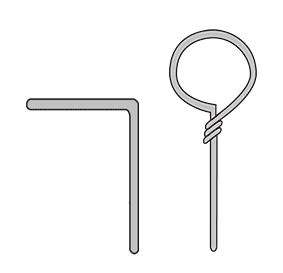 Wire-wrapped loop diagram