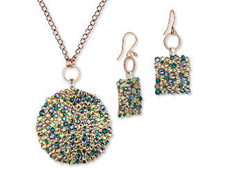 Single-Strand Necklace and Earring Set