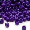 Purple opaque seed beads