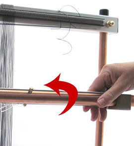 Step 32 - Rotate shedding device