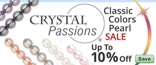 Save on our Crystal Passions Classic Colors Pearl Sale with discounts up to 10% off.