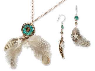 Single-Strand Necklace and Earring Set