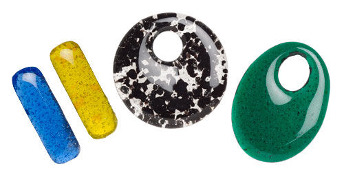 fused glass components