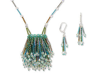Single-Strand Necklace and Earring Set