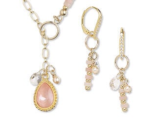 Single-Strand Necklace and Earrings