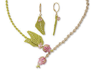 Single-Strand Necklace and Earring Set