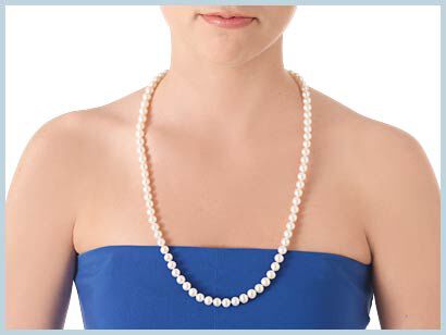 Matinee-length necklace example