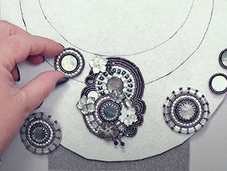 Part 7: Assembling a Collar Necklace from Seed Beaded Components