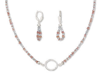 Single-Strand Necklace and Earring Set