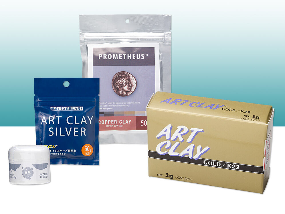 Several metal clays