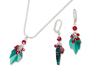 Single-Strand Necklace and Earring Set