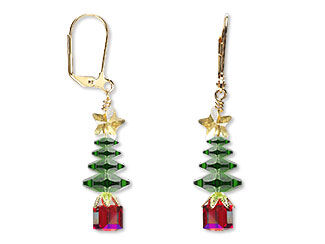Christmas Tree Earrings
