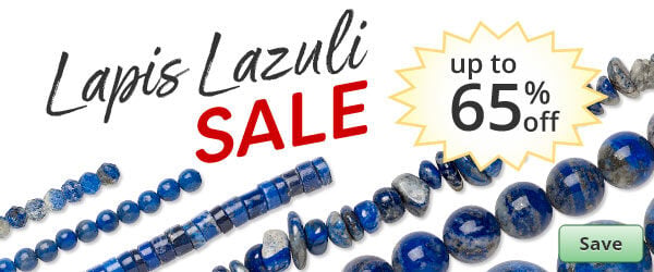 Save on our Lapis Lazuli Sale with discounts up to 65% off.