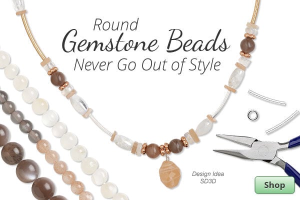 Shop Round Gemstone Beads