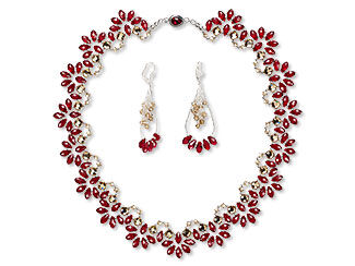 Single-Strand Necklace and Earring Set