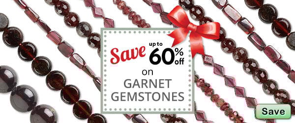 ave on our Garnet Gemstone Flash Sale with discounts up to 60% off.