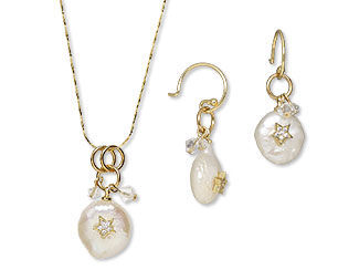 Single-Strand Necklace and Earring Set