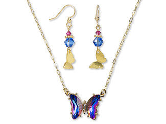 Single-Strand Necklace and Earring Set