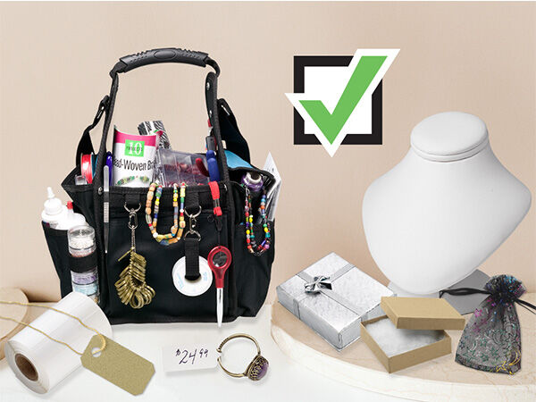 Jewelry making caddy, displays and presentation boxs