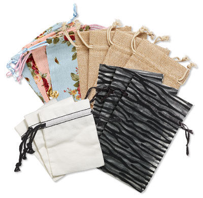 Assorted jewelry pouches