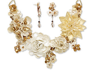 Single-Strand Necklace and Earring Set