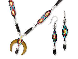 Single-Strand Necklace and Earring Set