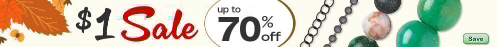 Save on our $1 Sale with discounts up to 70% off.
