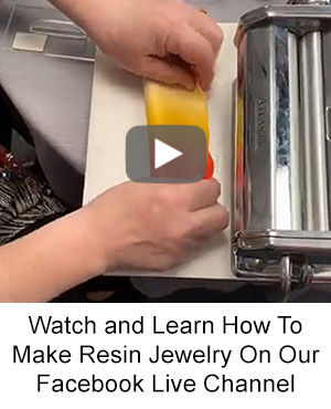 Watch and learn how to make resin jewelry on our Facebook live channel