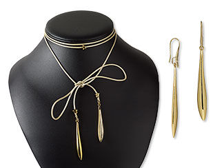 Single-Strand Necklace and Earring Set