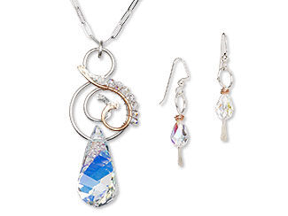 Single-Strand Necklace and Earring Set